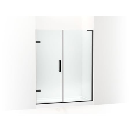Kohler Composed 3/8 Pivot Door 71.5X58.75 27618-10L-BL